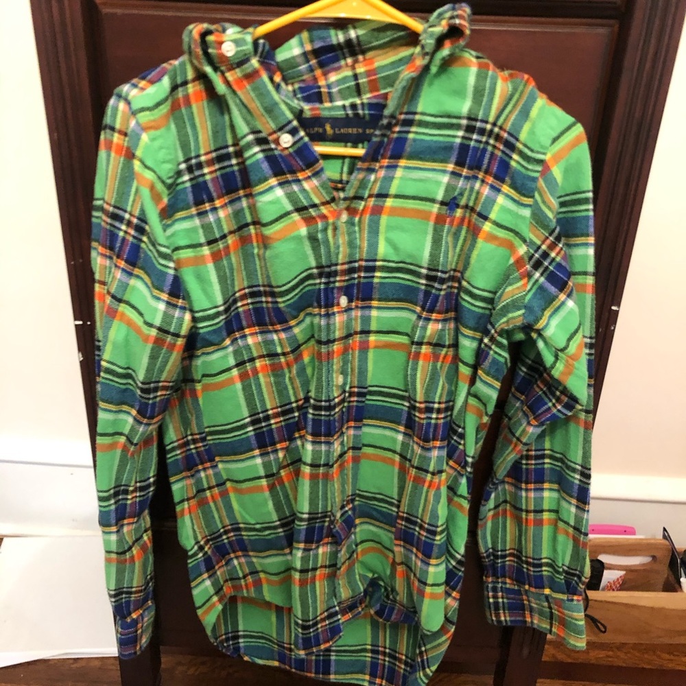 Ralph Lauren Green Flannel